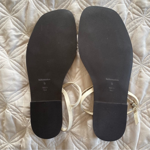 NWOT reformation lake flat sandal - Picture 12 of 12
